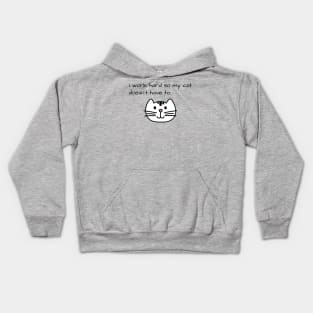 Funny Cat Kids Hoodie